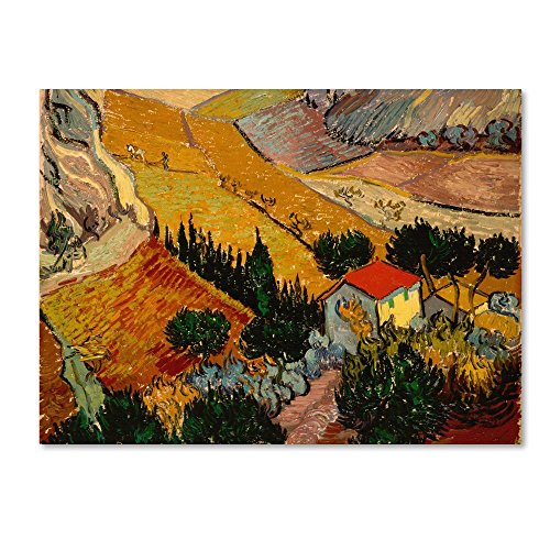 Trademark Fine Art Landscape with House Wall Décor