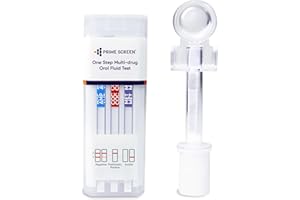 Prime Screen [5 Pack] 6 Panel Oral Saliva Drug Test Kit, Employment and Insurance Testing (AMP, COC, MET, OPI, PCP, THC) - ODOA-166