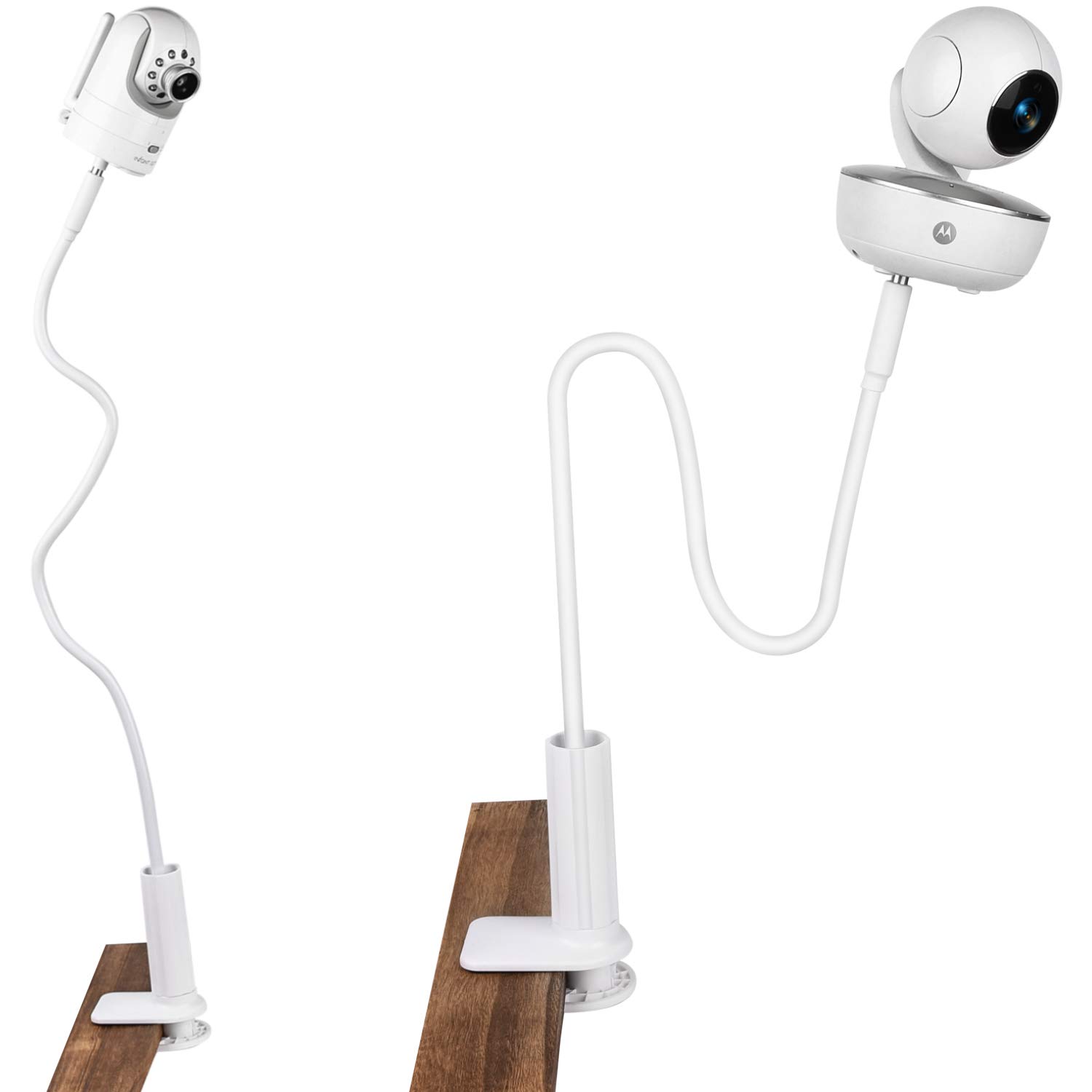 iTODOS Gooseneck Mount for Baby Monitor Arlo, Motorola and Most Universal Monitor Cameras, 21