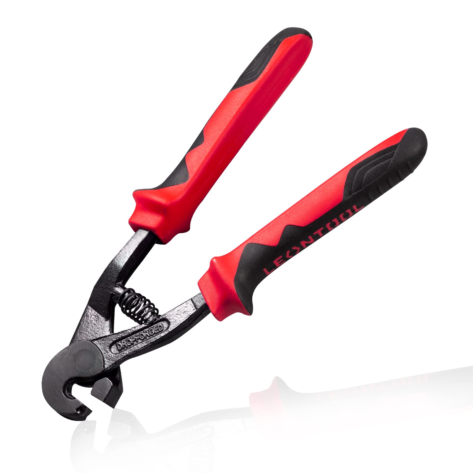 LEONTOOL Parrot Beak Nipper 7.5-Inch Glass Mosaic Trimmer Tile Mosaic Trimmer Nipper Cutter Pliers Mosaic Tile Cutter with Comfort Handle