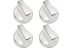 W11517331 Stove Knobs Compatible with Whirl-Pool Gas Range Replace W10850027 W11117415 WEC310S0LS1 WEE515S0LZ1 WEC310S0LS2 WE