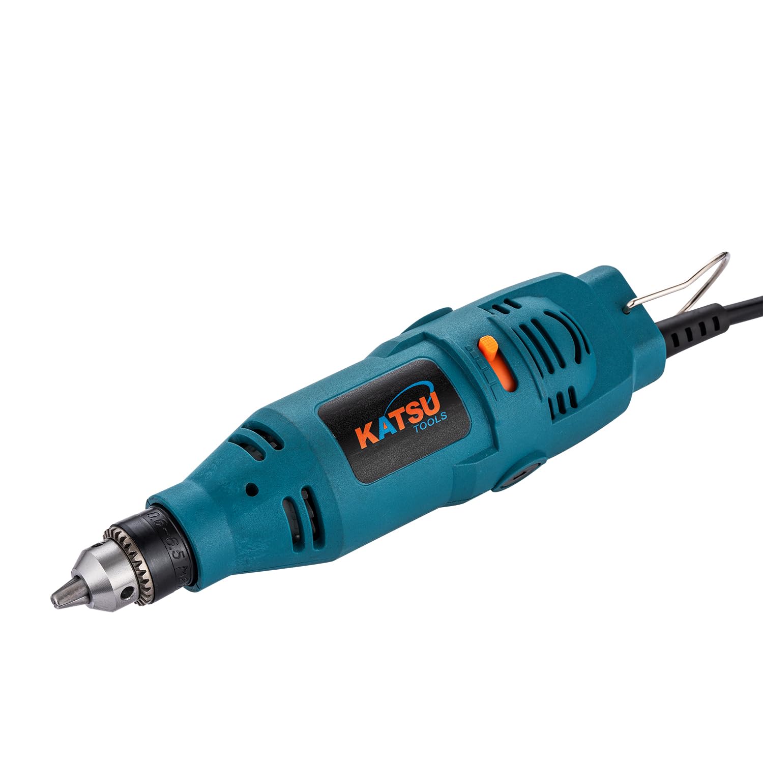 KATSU Tools Electric Mini Die Grinder 130W Handheld Straight Grinder Rotary Tool with Variable Speed and 6mm Chuck for Polishing Engraving Carving DIY Hobby Maker