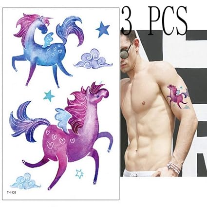 Tzxdbh 3pcs Beaucoup Danime Tatouage Temporaire Japonais