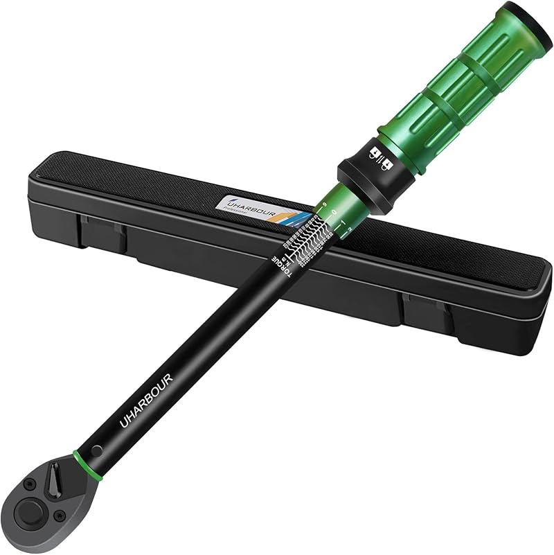 Uharbour 1/2 Inch Torque Wrench 20-230 Nm with Lock, 100% Calibrated