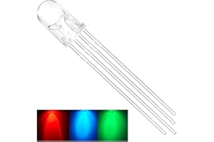 DIYables RGB LED for Arduino, ESP32, ESP8266, Raspberry Pi, Common Cathode, 50 Pieces