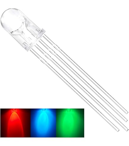 Produktbild von CHANZON 100 Stück 5mm Grüne LEDs – Flach, Klar, 515-520nm, 1000-1500mcd, 3V, Für Arduino, DIY & Prototypen