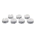 Amazon.com: Deluxe Weekly Hanger Markers - Quickly Identify Which ...