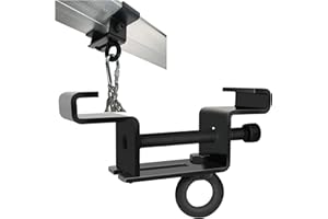 DONILIGA I Beam Clamp (1000 pounds of Tension) Suitable for Heavy Bag Hanger，Punching Bag Hanger，Punching Bag Hanger Heavy Duty Holder for Boxing, Muay Thai and MMA Training