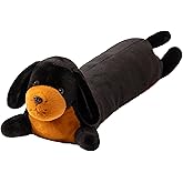 BABOLI Cuddly Dachshund Stuffed Animals Extremely Soft Plush Wiener Dog Pillow Super Cute Doxie Plushie Versatile Gifts for Birthday or Room Decor 20 Inches (S)