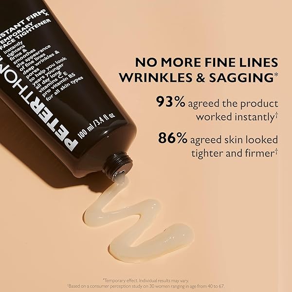 PETER THOMAS | INSTANT FIRMX TEMPORARY FACE TIGHTENER | FIRM AND SMOOTH THE LOOK OF FINE LINES, DEEP WRINKLES AND PORES[MIGEMI(3.4 FL OZ)]
