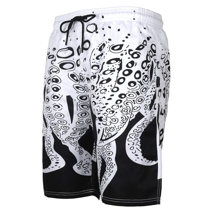 friendGG Herren Sommer Badehose 3D Print Grafik Lässig Athletic Beach Kurze Hose