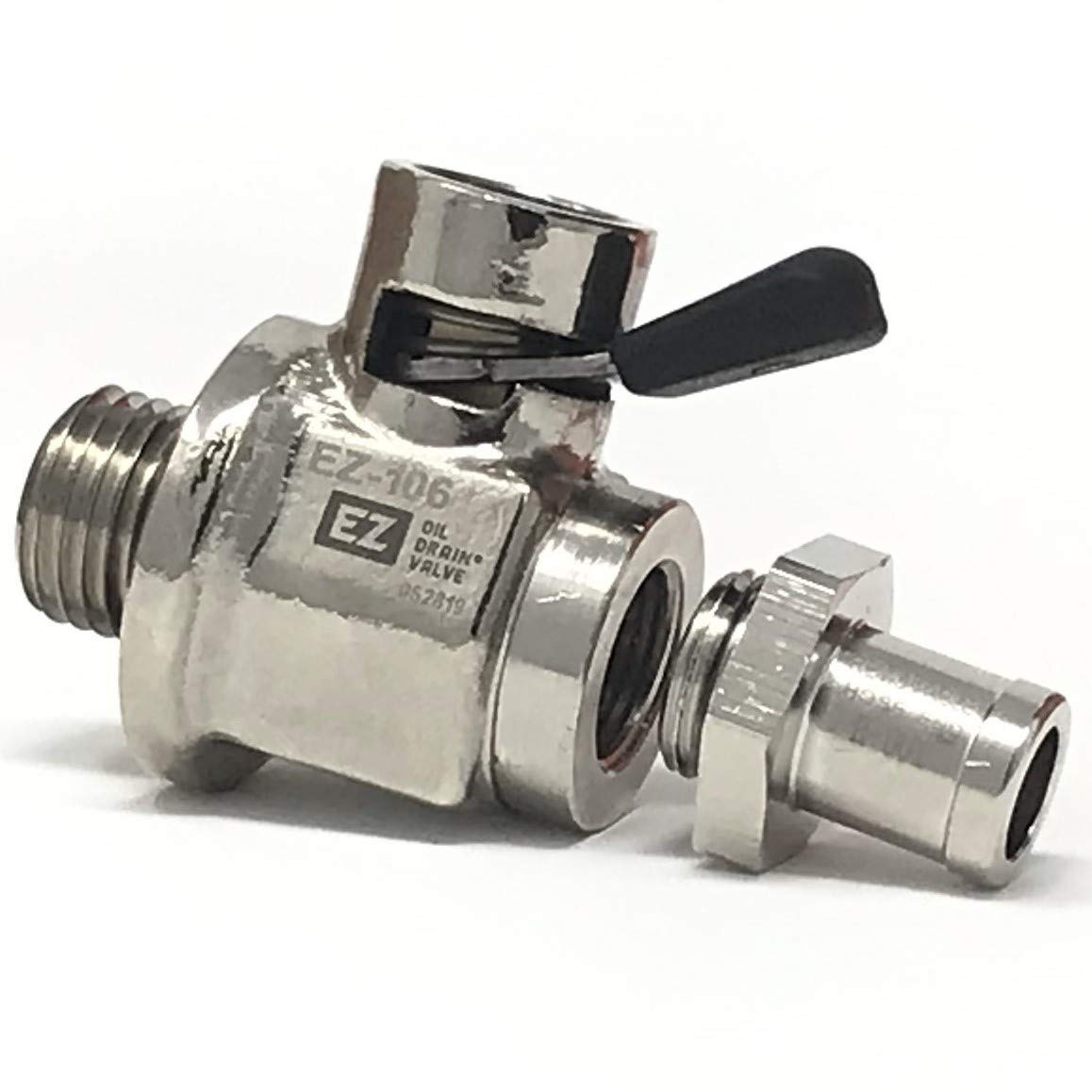 Photo 1 of EZ-106(14mm-1.5) EZ Oil Drain Valve with removable Hose End Combo