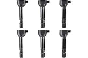 GRIZZLY AUTO Ignition Coil Pack UF624 Replacement for Honda Ridgeline 2009 2010 2011 2012 2013 2014 Pilot 2009-2015, for Acura RDX ZDX MDX 2010-2013 V6 3.5L 3.7L Set of 6
