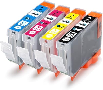 Amazon Canon キヤノン キャノン 互換インクカートリッジ インクタンク i 7e Bk ブラック C シアン M マゼンダ Y イエロー 4色マルチパック 残量表示機能対応 Icチップ付 安心保証1年 Ebarongオリジナル Ebarong パソコン 周辺機器 通販