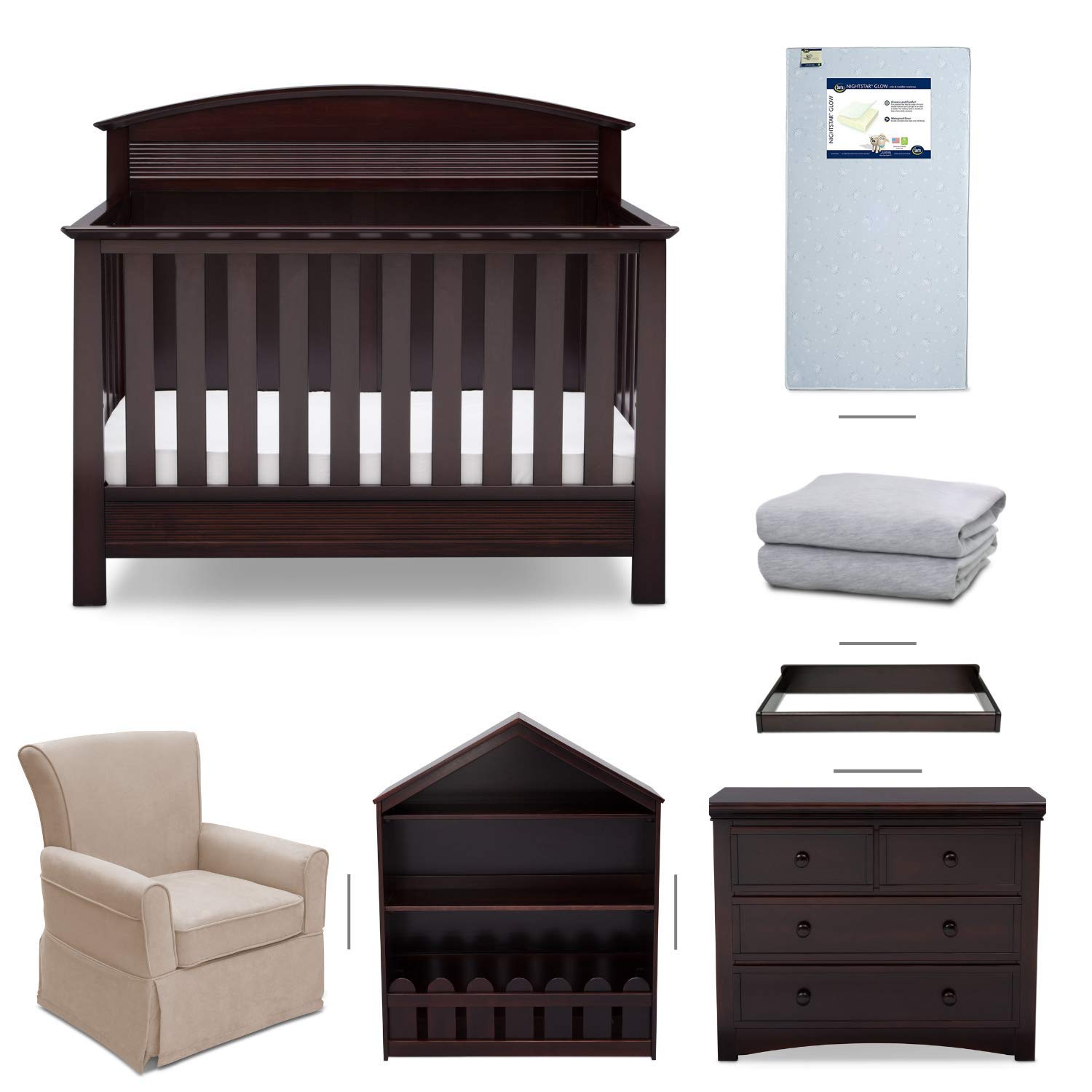 7 piece nursery set