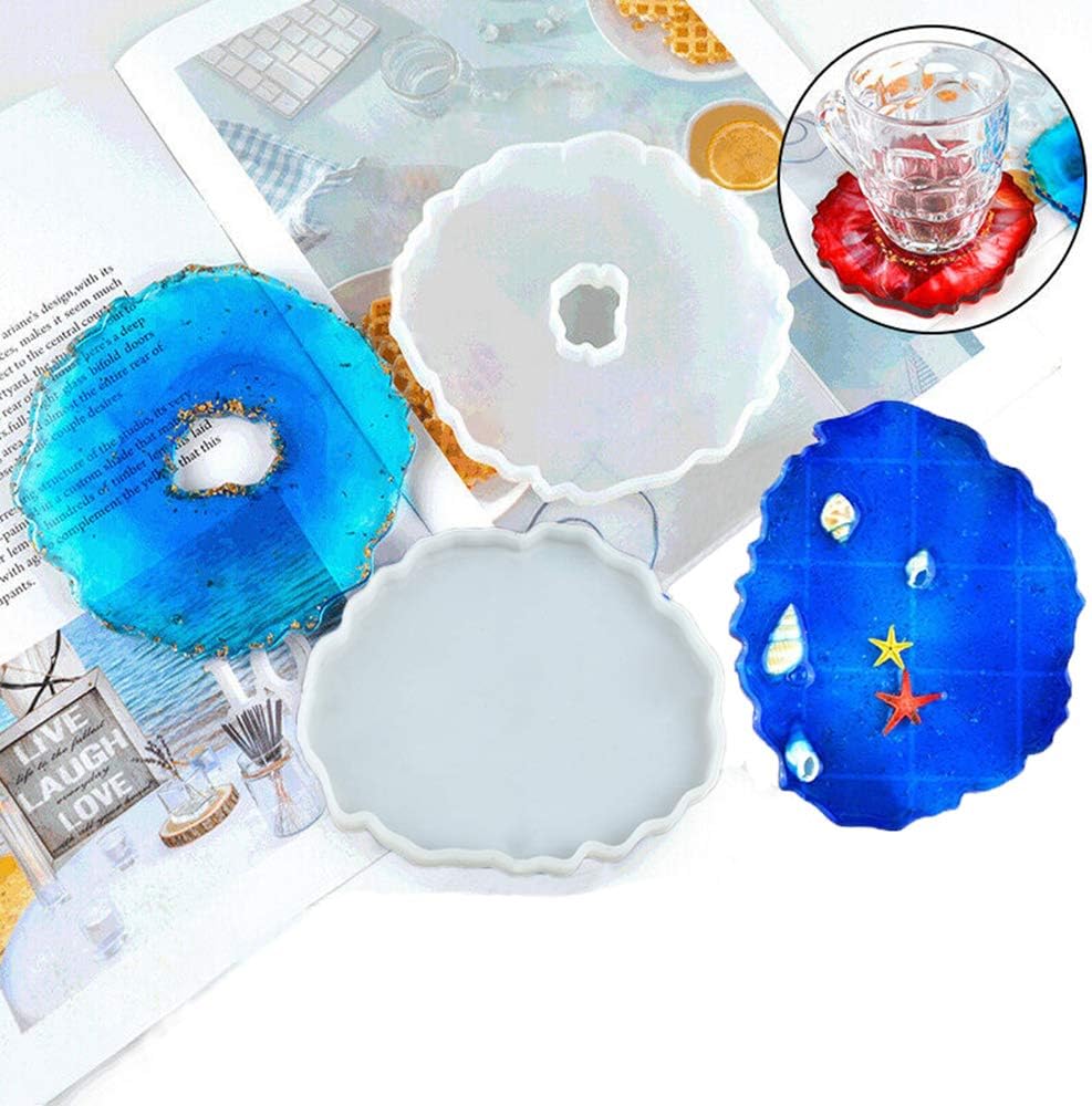 stampo in silicone per sottobicchieri in resina