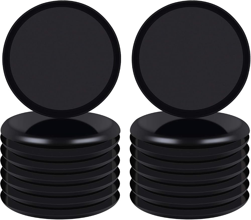 Ezprotekt Reusable Furniture Sliders 3.5 Inch 89mm Smart 16 Pieces Black
