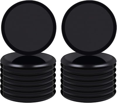 Ezprotekt Reusable Furniture Sliders 3.5 Inch 89mm Smart 16 Pieces Black