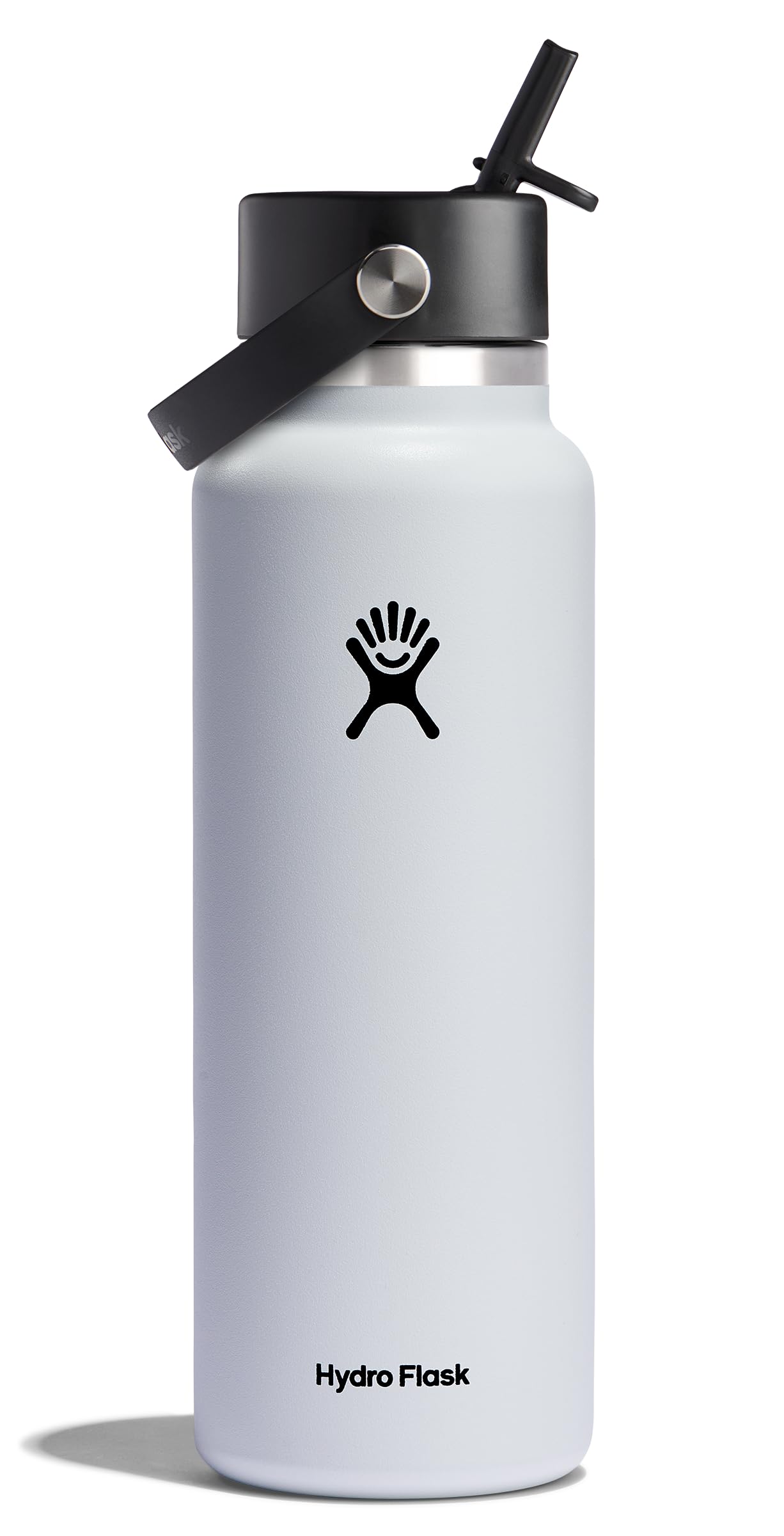 Hydro Flask 40 OZ Wide Flex Straw Cap White — image 1