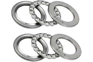 DEEG 2 Pack 51106 Thrust Ball Bearing Axial Ball Thrust Ball Bearings 30mm x 47mm x 11mm for The T-Stand…
