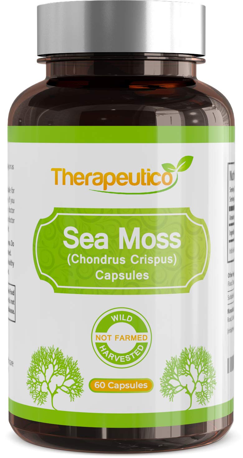 Sea Moss Capsules Wild Harvested 60 Veg Capsules Full Spectrum