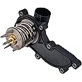 REAXOAL Engine Coolant Thermostat Assembly 902-5218 Compatible with VW Audi S4 S5 A6 A7 Q7 3.0 T Replace 06E121111AL