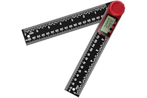 Bestgle Digital Angle Finder Protractor Angle Ruler 2-in-1 360°Angle Gauge Measurement Tool with LCD Display for Woodworking/