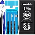 Luuzkla 11000mAh (2024 New Upgrade) Battery Compatible with iPhone 13 Mini, Super Capacity Battery Compatible with iPhone 13 Mini, with Full Tool Kits-0 Cycle High Capacity-24 Months Service