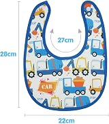 Vicloon Baby Bandana Dribble Bibs 7 Pack Teething Soft Absorbent view 2
