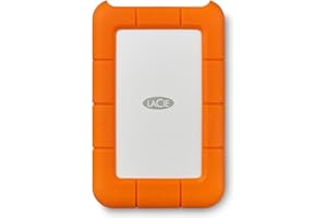 LaCie (LAC9000633) Rugged Mini 4TB External Hard Drive Portable HDD – USB 3.0 USB 2.0 Compatible, Drop Shock Dust Rain Resist