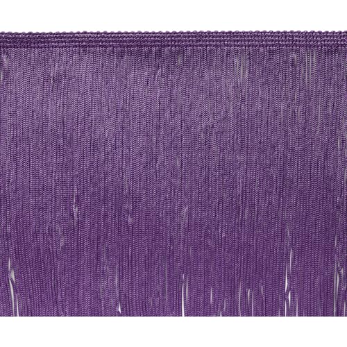 Trims By The Yard 4" Chainette Fringe Trim, Polyester-Made Decorative Fringe Tr…