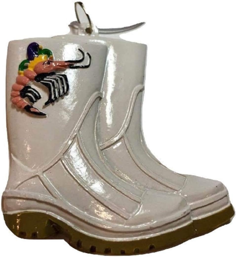 white shrimp boots