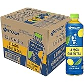 Oi Ocha Lemon Green Tea 500ml (16.9 floz) Bottle 12-Pack