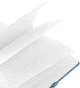 Lefute A5 PU Leather Notebook 200 Pages Light Blue Journal 21x14 cm view 4