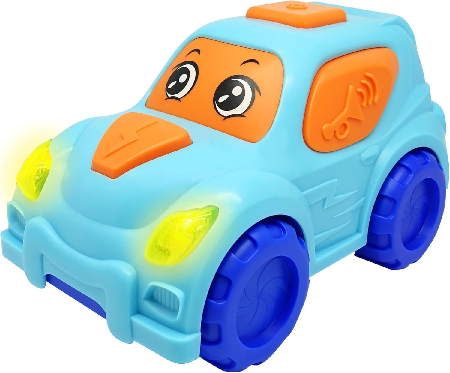 Relsy Bertie Beetle Talking Car For Toddlers Lightup & Sounds Interactive Musical Toy Car | Repeats What You Say, Push Toy For Toddlers | Fun Interactive With Sounds, Lights, Wheels & Talk Back