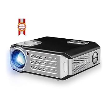 BOSS S11 3D Full HD 5700 Lumens LED Projector Support USB/HDMI/VGA Input/TV/IR for Home Cinema, Movies, Theater, Training, Office, Auditorium, Restaura