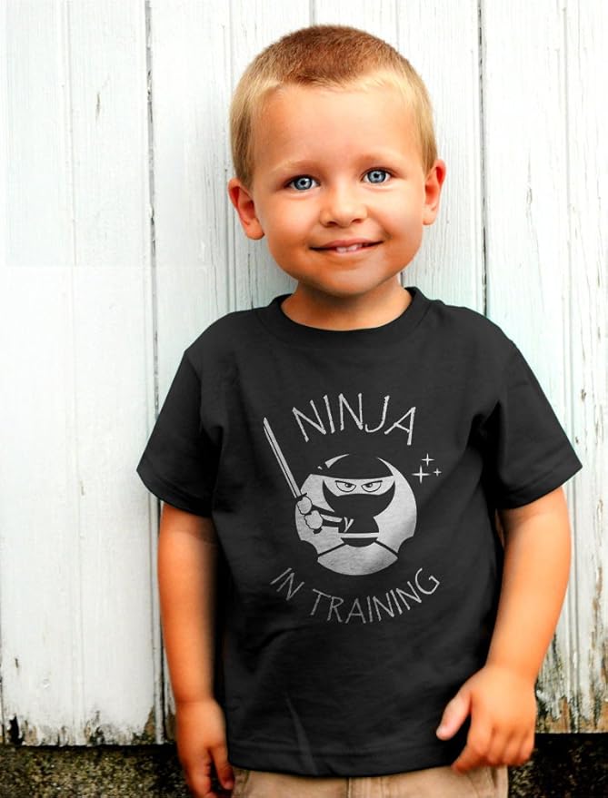 Kids T-Shirt Ninja In Training T-Shirt Black