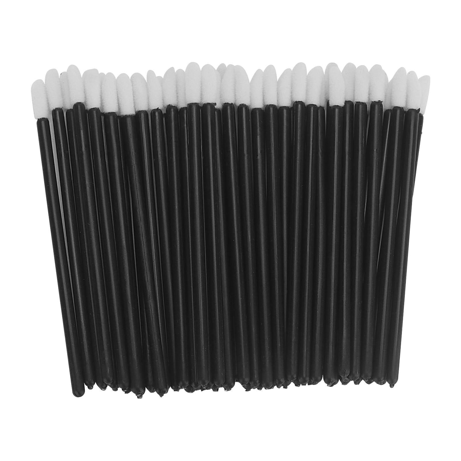 JIAYUET 1000 PCS Lip Gloss Brushes, Black Lip Applicator Lipstick Wands for Concealer, Make Up