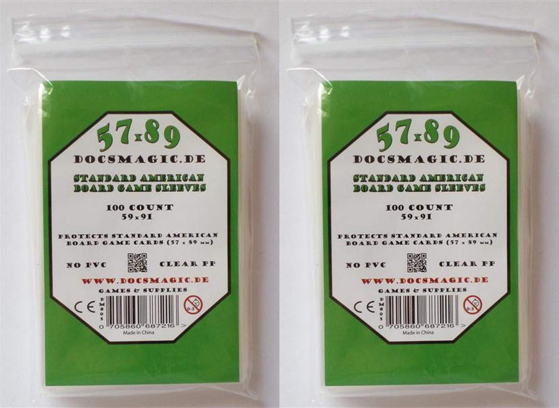 docsmagic.de Tapestry Card Sleeves Bundle 2 Packs 59 x 91-200