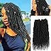 Stamped Glorious Crochet Hair Pre Looped 14 Inch Bomb Twist Crochet Hair for black women kinky Passion Twist Mini Twist Hair with Curly End (4 Packs)