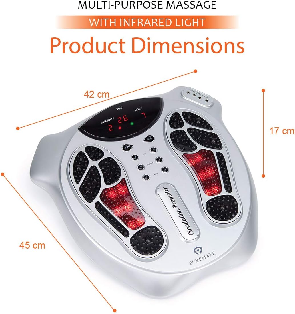 PureMate PM605 Electromagnetic Foot Circulation Massager & Body Therapy Machine - Image 4