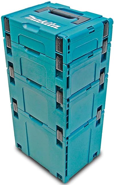 Makita Makpac Stackable Tool Box Set 4 Pc Types 1 2 3 4 Storage Cases