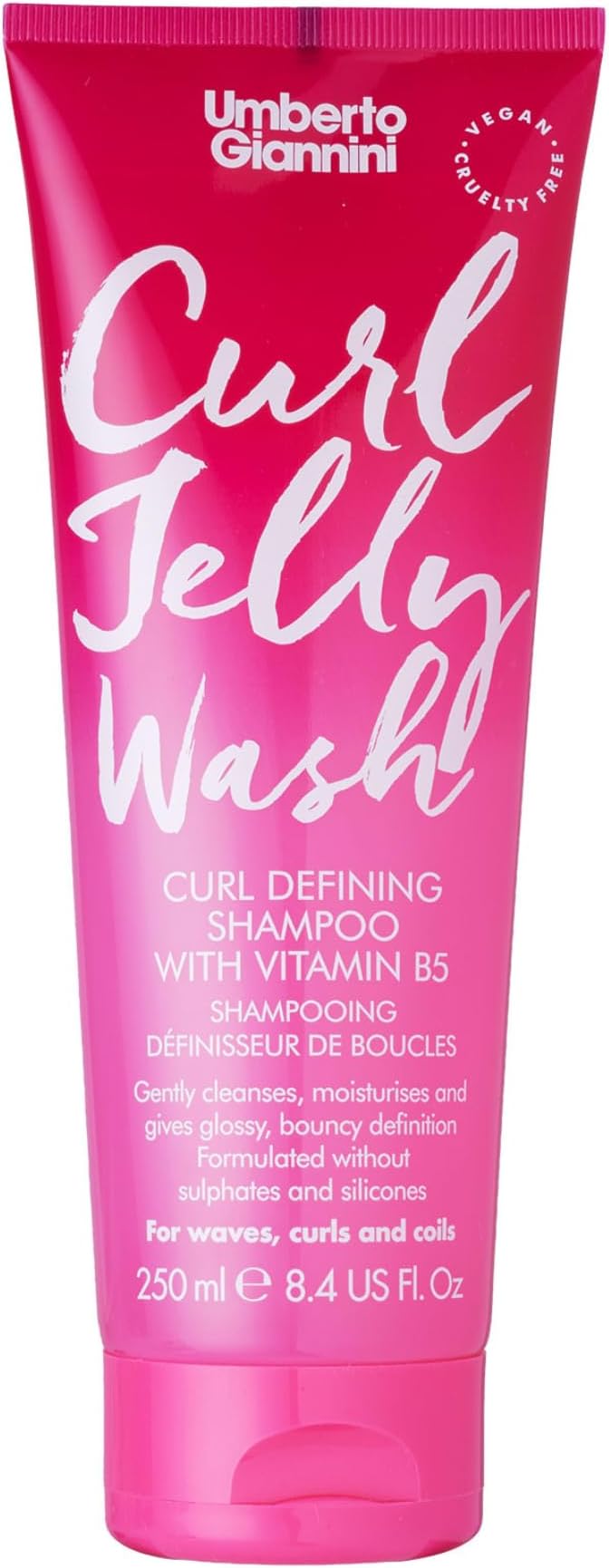 Umberto Giannini Curl Jelly Wash Vegan Cruelty Free 250ml Shampoo
