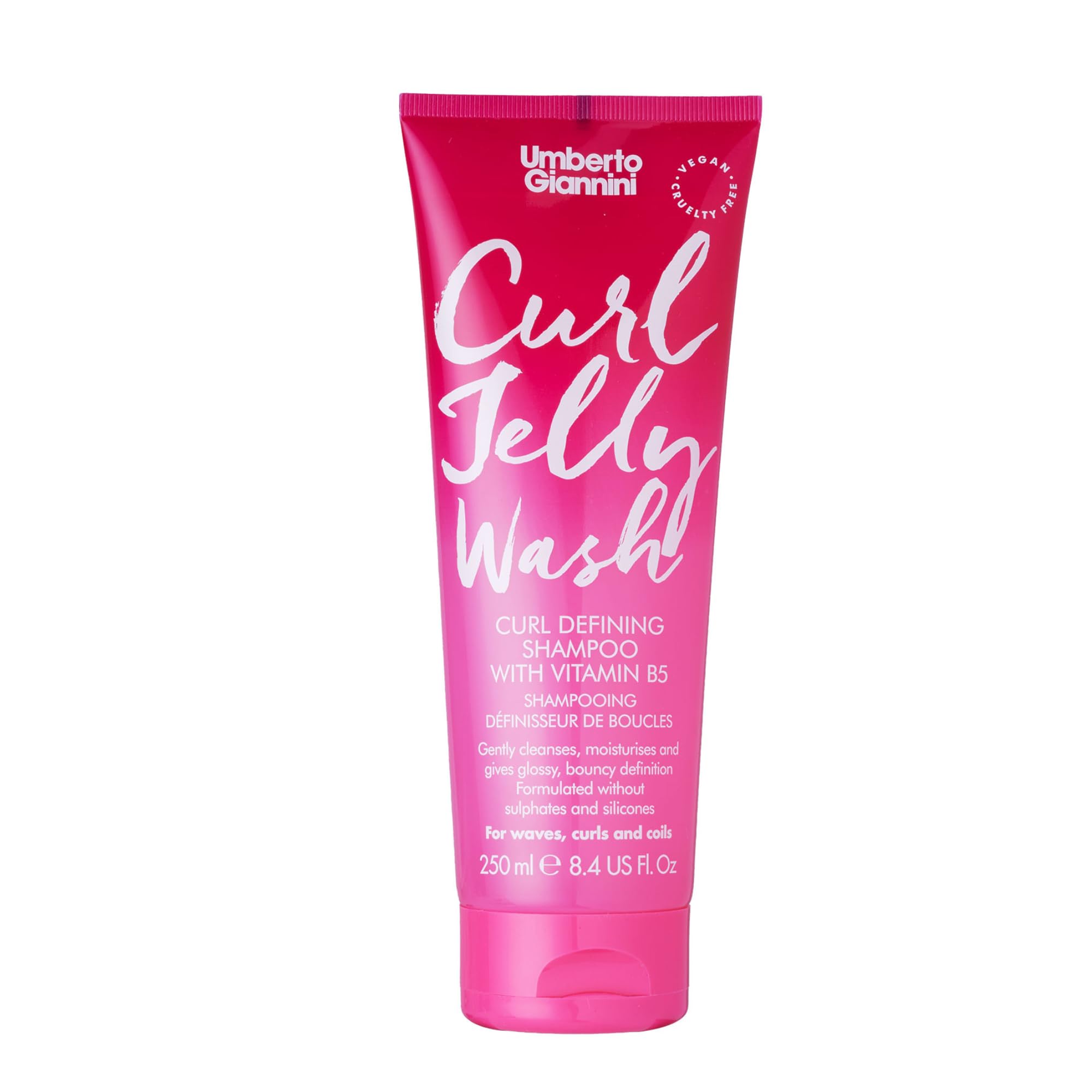 Umberto Giannini Curl Jelly Wash, Vegan, Cruelty Free, & Sulphate Free Shampoo for Curly or Wavy Hair,250ml โ image 1