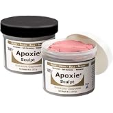Aves Apoxie Sculpt - 2 Part Modeling Compound (A &amp; B) - 1 Pound | Apoxie Sculpt for Sculpting, Modeling, Filling, Repairing, Simple to Use and Durable Self-Hardening Modeling Compound - Pink