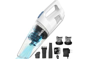whall Handheld Vacuum Cordless, 8500PA Strong Suction Hand Vacuum, Wet Dry Hand Held Vacuum Cleaner with LED Light, Lightweight Mini Car Vacuum Cordless Rechargeable, Portable Vacuum