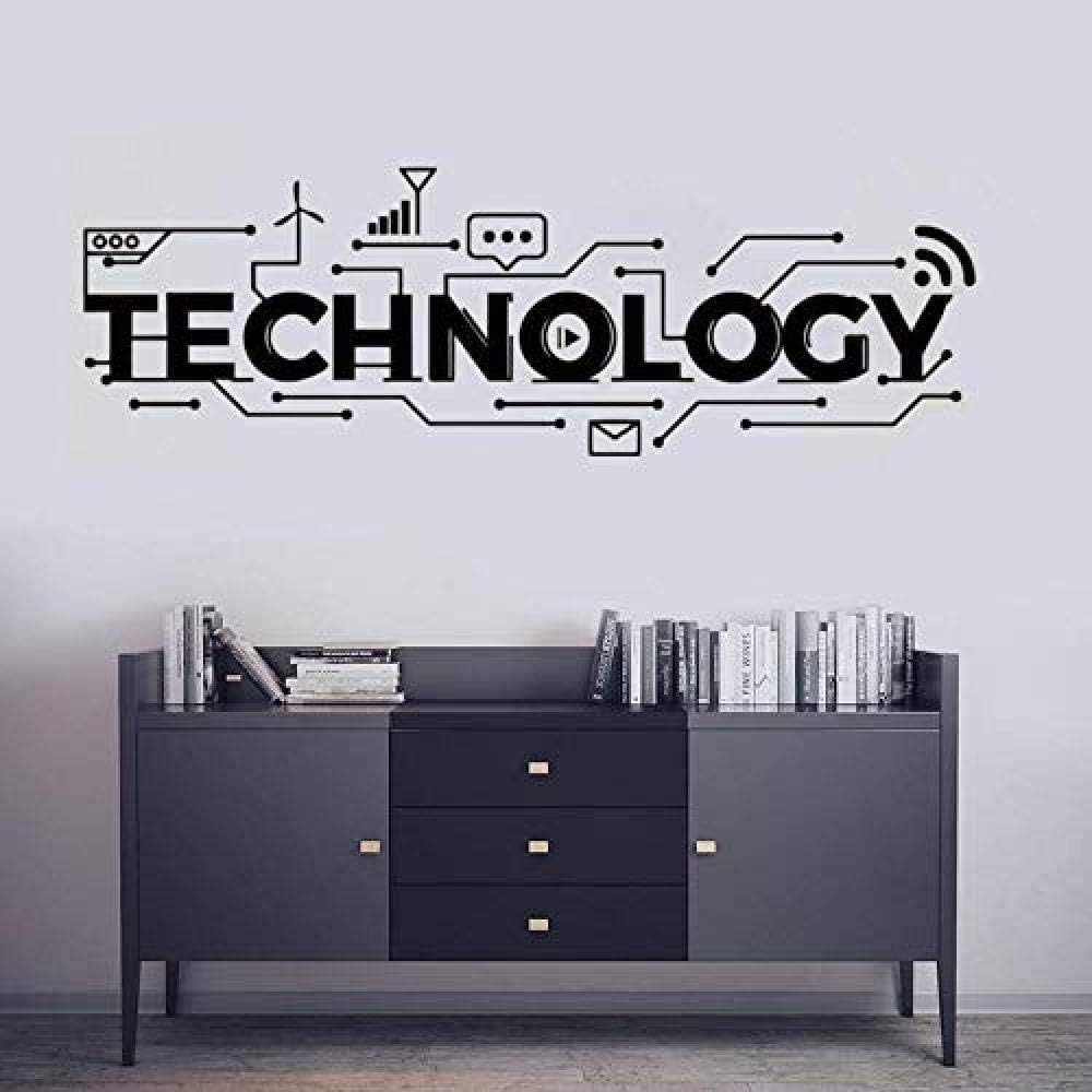Wall Sticker Technical Lettering Wall Art Sticker Mural Education Wall