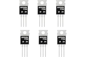 Jekewin IRF9540N P-Channel Mosfet IRF9540 100V 23A Fast Switching Power MOSFET 6PCS