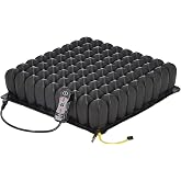 Roho High Profile Wheelchair Cushion - 20 x 20 - Adjustable Pressure Relief Air Seat - Conforms to Body Shape and Weight - with Pump, Cover, Repair Kit - Sensor not included