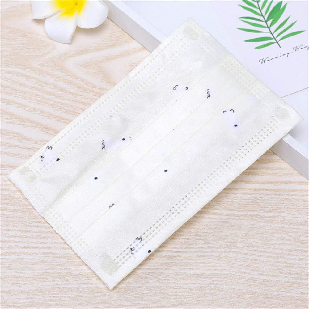 d1HhgJ 10 Pcs/Disposable Breathing Bag for Children PM2.5 Anti-Mist Mask Anti-Dust 3 Layers Colourful Print, c, One size